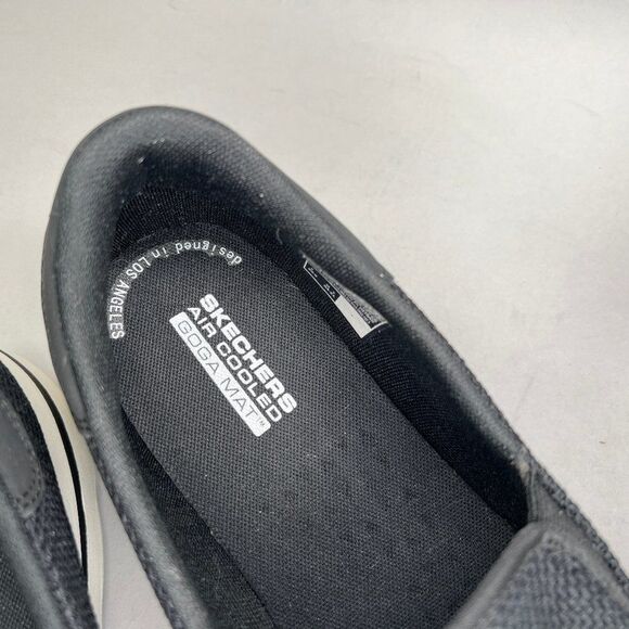Skechers Go‎ Walk 5 Shoes Men's Size 11.5 Black Mesh Slip On Athletic Sneakers - Picture 11 of 14